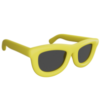 Gafas de sol clipart plano diseño icono aislado en transparente fondo, 3d hacer verano y playa concepto png