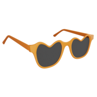 des lunettes de soleil clipart plat conception icône isolé sur transparent arrière-plan, 3d rendre été et plage concept png