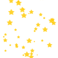 estrelas em Preto fundo png