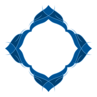 mandala Islamitisch element transparant ornament, Ramadan kareem 2024 element mandala moskee illustratie bloem png