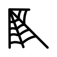 Halloween spider web icon on a white background vector