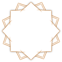 islámico marco ornamento de Ramadán saludos, islámico marco elemento Ramadán kareem diseño transparente antecedentes archivo, eid Alabama fitr elemento marco modelo diseño png