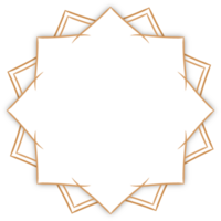 islamico telaio ornamento di Ramadan saluti, islamico telaio elemento Ramadan kareem design trasparente sfondo file, eid al Fitr elemento telaio modello design png