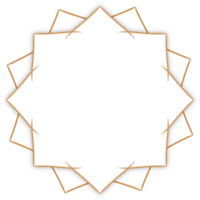 islamico telaio ornamento di Ramadan saluti, islamico telaio elemento Ramadan kareem design trasparente sfondo file, eid al Fitr elemento telaio modello design png