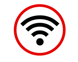 Wi-Fi simbolo elemento file trasparente sfondo spazzola ictus elemento png