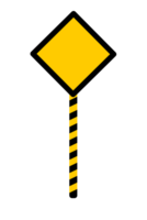 blank yellow black road sign element shape with police line transparent, police line background element blank png