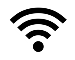 W-lan Symbol Element Datei transparent Hintergrund Bürste Schlaganfall Element png