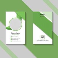 Modern and professional business card template vector