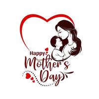 Happy Mother's day celebration elegant decorative background vector