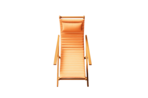 Top-View Lounge Chair on transparent background. png