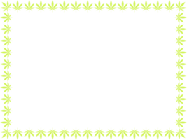 marco trabajo crear desde canabis además conocido como marijuana hoja silueta, lata utilizar para decoración, florido, fondo, marco, espacio para texto de imagen, o gráfico diseño png