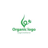 orgánico único nuevo productos logo diseño para tu negocio vector