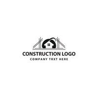 Real estate design handyman, plumbing, roofing, construction or electrician logo vector