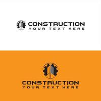 Real estate, property, house, and construction business logo design vector