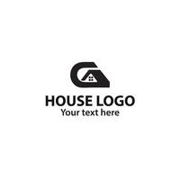 Real estate design handyman, plumbing, roofing, construction or electrician logo vector