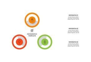 Creative concept for infographic with 3 steps, options, parts or processes. Business data visualization. vector