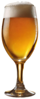 Glass of fresh beer png