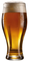 Glass of fresh beer png