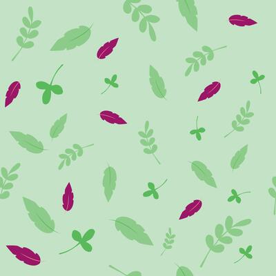 Seamless pattern of fresh herbs. fresh beauty rustic eco friendly background. Pattern in swatches. illustration.
