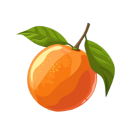 Generated AI Tropical fruit orange isolated on transparent background png