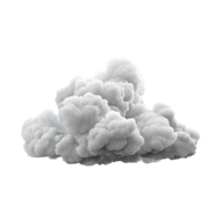 Generated AI Cloud isolated on transparent background png