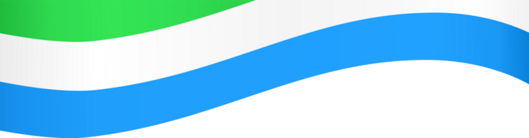 Sierra Leone flag wave png