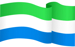 sierra leone drapeau vague png