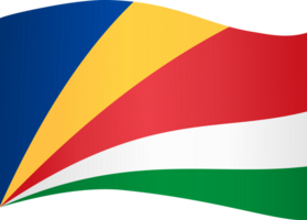 Seychellen Flagge Welle png