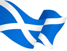 Escocia bandera ola png