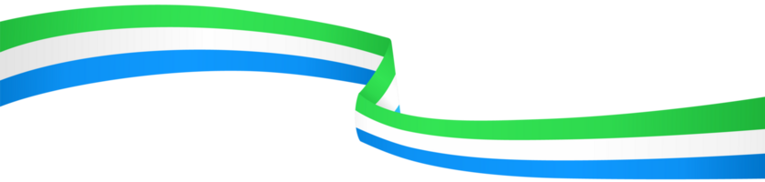 Sierra Leone flag wave png