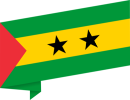 Sao Tome and Principe flag wave png