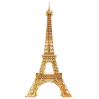 généré ai Eiffel la tour isolé sur transparent Contexte png