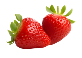 Strawberry isolated. Strawberries isolate. Whole, half, cut strawberry on white. Strawberries isolate. Side view organic strawberries. Full depth of field. With clipping path. png