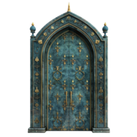Generated AI Medieval Gate Images on transparent background png