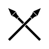 Spear icon design templates simple and modern concept vector