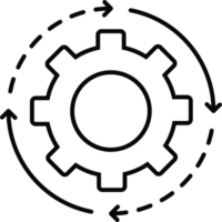 setting button circle png