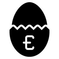 egg glyph icon vector