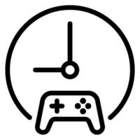 joystick line icon vector