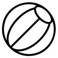 ball line icon vector