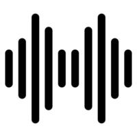 equalizer glyph icon vector