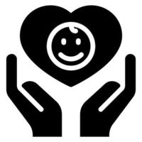 Adoption glyph icon vector