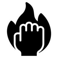 passion glyph icon vector