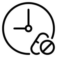 capsule line icon vector