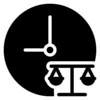 legal glyph icon vector