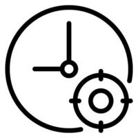 target line icon vector