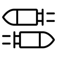 bullet line icon vector