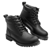 Generated AI Boots For Men isolated on transparent background png