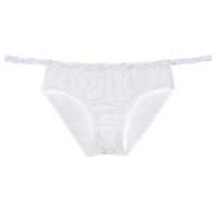 White Cotton Briefs A pair of white cotton briefs with a simple and classic design png