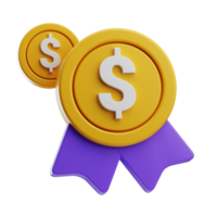 Award Business management illustration 3d png