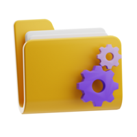 File Management Business management illustration 3d png